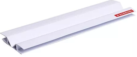 PERFIL UNION FLEXIBLE PVC BARBIERI BLANCO X 3,00 MTS #