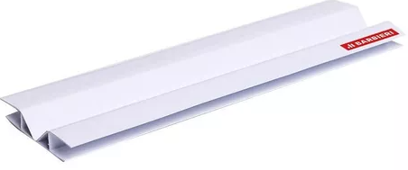 PERFIL UNION FLEXIBLE PVC BARBIERI BLANCO X 3,00 MTS