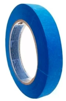 CINTA DE PAPEL ENM. AZUL 18 MM X 40 MTS DOBLE A