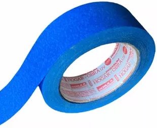 CINTA DE PAPEL ENM. AZUL 36 MM X 40 MTS DOBLE A #