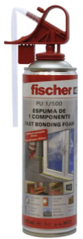 ESP. POLIURETANO EXP. FISCHER X 500 ML