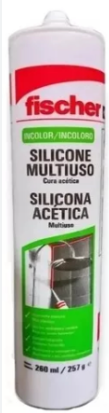 SILICONA MULTIUSO TRANSPARENTE X 260 ML