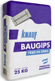 YESO KNAUF BAUGIPS X 25 KG