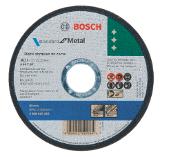 DISCO DE CORTE METAL 115 X 1 MM - ECO BOSCH #