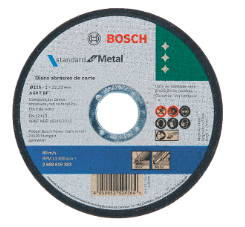 [BOSCHEQLUB39Q] DISCO DE CORTE METAL 115 X 1 MM - ECO BOSCH